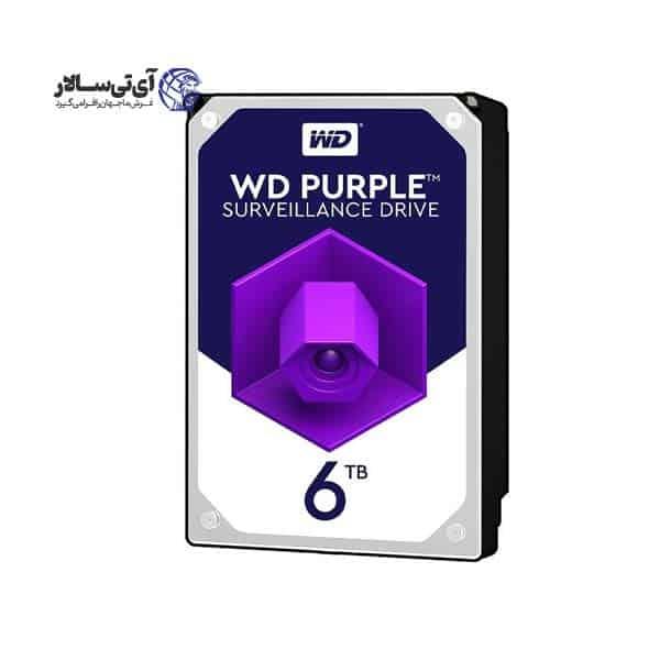 هارد اینترنال وسترن دیجیتال بنفش 6 ترابایت کارکرده(استوک) Purple WD60PURZ